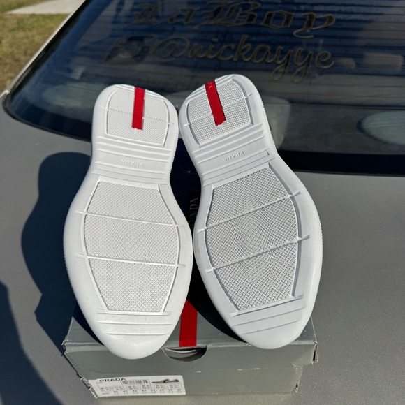 Prada Americas Cup Sneakers Size 9.5 Men 44 - Picture 6 of 9